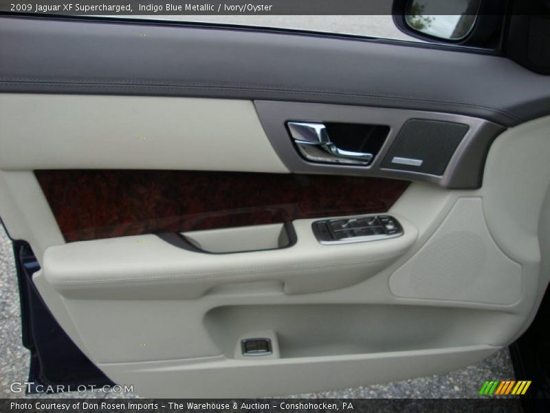 Indigo Blue Metallic / Ivory/Oyster 2009 Jaguar XF Supercharged