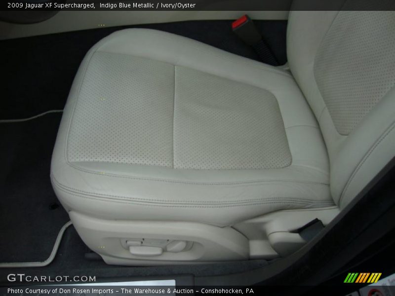 Indigo Blue Metallic / Ivory/Oyster 2009 Jaguar XF Supercharged