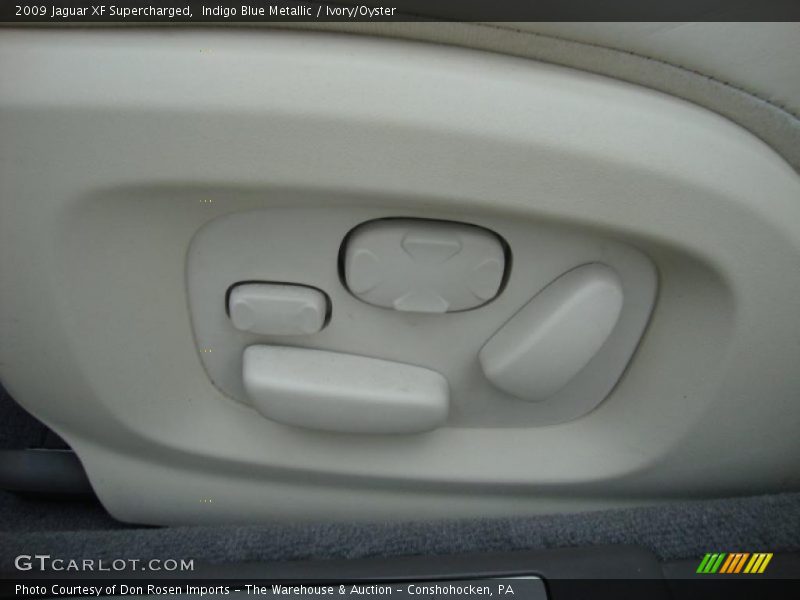 Indigo Blue Metallic / Ivory/Oyster 2009 Jaguar XF Supercharged