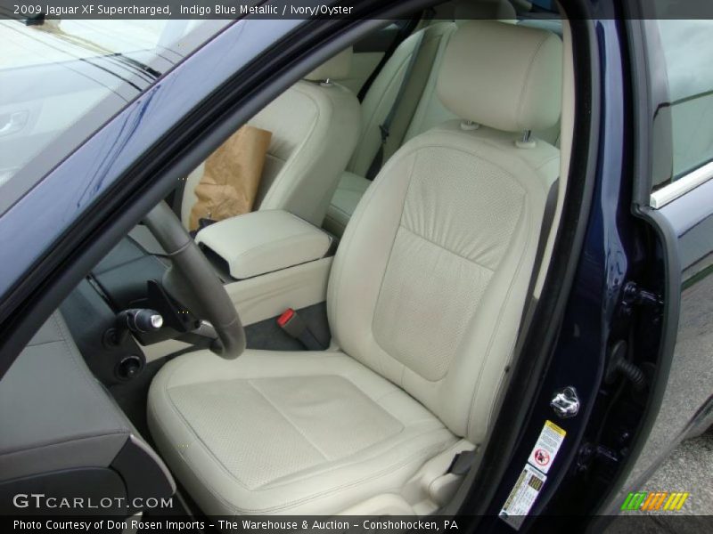 Indigo Blue Metallic / Ivory/Oyster 2009 Jaguar XF Supercharged