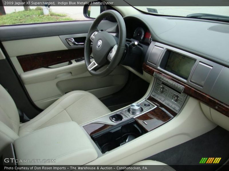 Indigo Blue Metallic / Ivory/Oyster 2009 Jaguar XF Supercharged