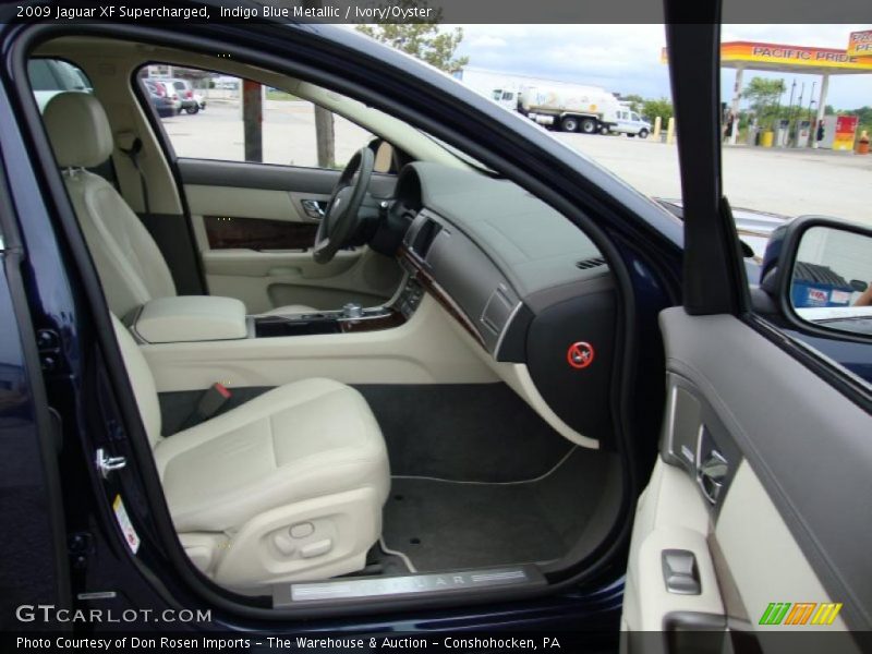 Indigo Blue Metallic / Ivory/Oyster 2009 Jaguar XF Supercharged