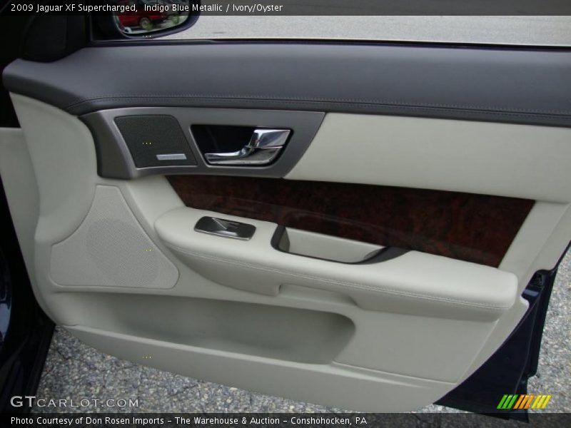 Indigo Blue Metallic / Ivory/Oyster 2009 Jaguar XF Supercharged