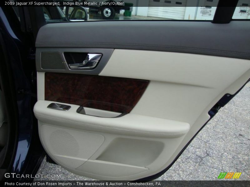 Indigo Blue Metallic / Ivory/Oyster 2009 Jaguar XF Supercharged