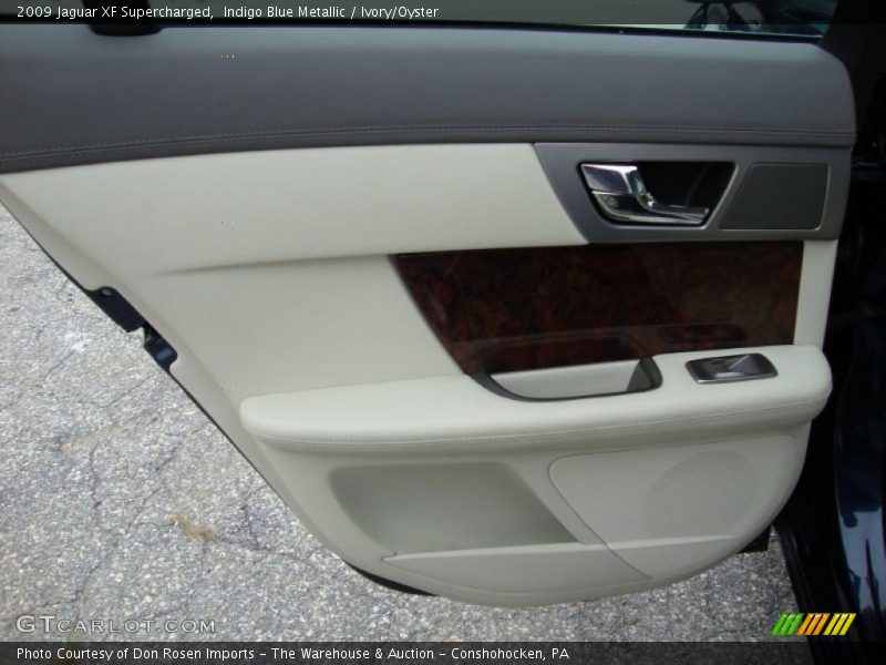 Indigo Blue Metallic / Ivory/Oyster 2009 Jaguar XF Supercharged