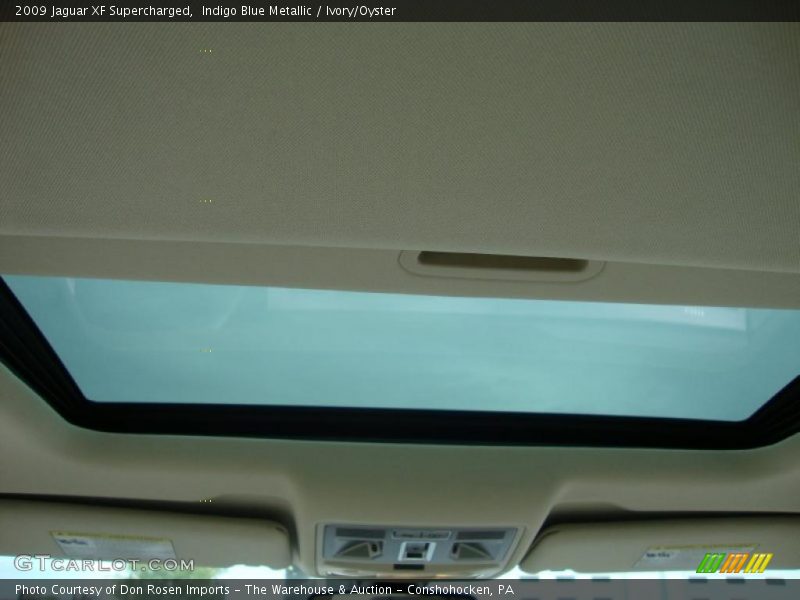 Indigo Blue Metallic / Ivory/Oyster 2009 Jaguar XF Supercharged