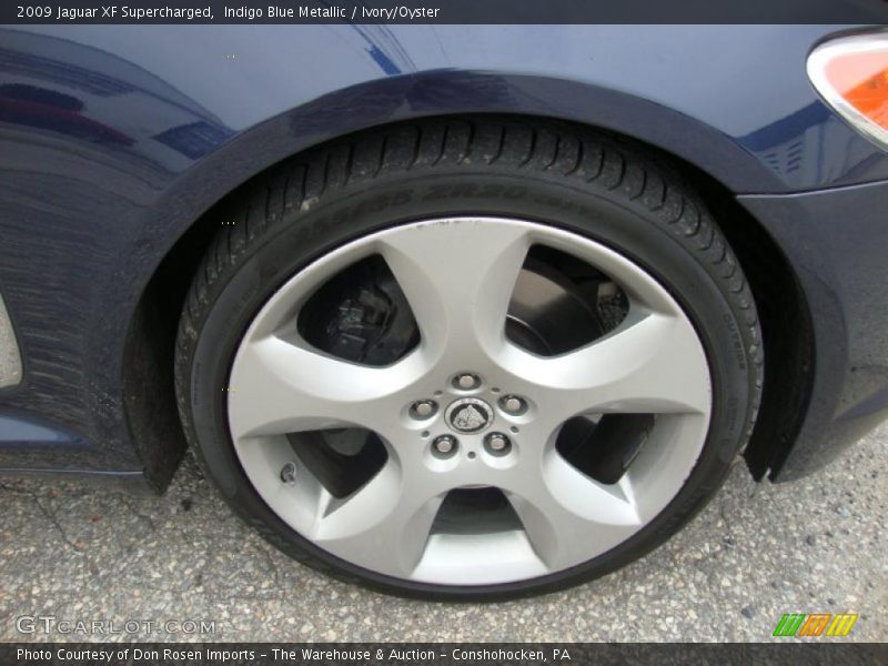 Indigo Blue Metallic / Ivory/Oyster 2009 Jaguar XF Supercharged