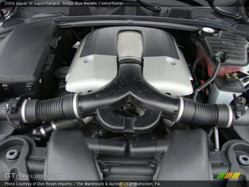 Indigo Blue Metallic / Ivory/Oyster 2009 Jaguar XF Supercharged