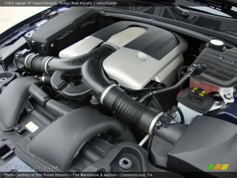 Indigo Blue Metallic / Ivory/Oyster 2009 Jaguar XF Supercharged