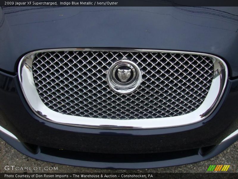 Indigo Blue Metallic / Ivory/Oyster 2009 Jaguar XF Supercharged