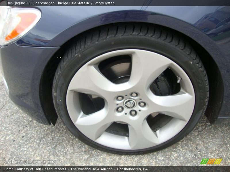 Indigo Blue Metallic / Ivory/Oyster 2009 Jaguar XF Supercharged