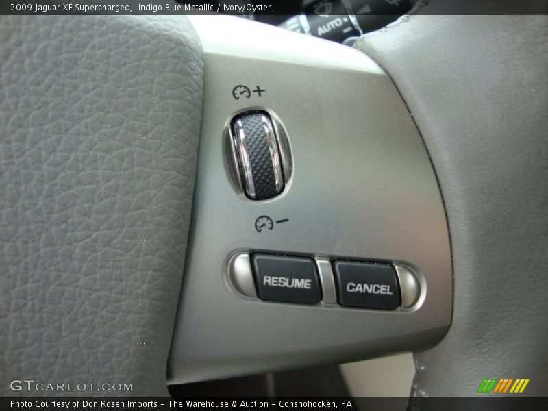 Indigo Blue Metallic / Ivory/Oyster 2009 Jaguar XF Supercharged