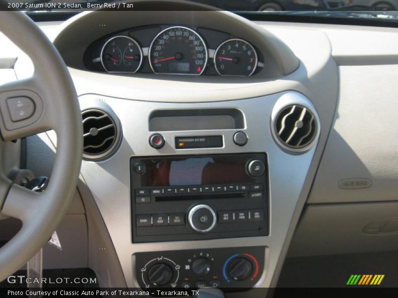Berry Red / Tan 2007 Saturn ION 2 Sedan