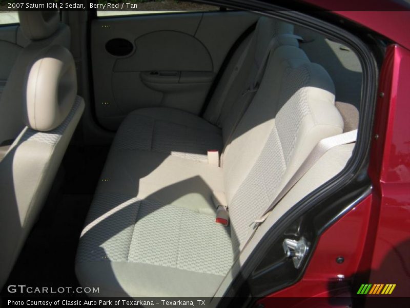 Berry Red / Tan 2007 Saturn ION 2 Sedan