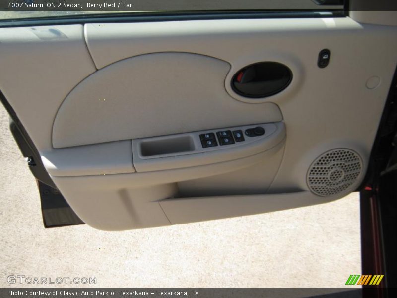 Berry Red / Tan 2007 Saturn ION 2 Sedan