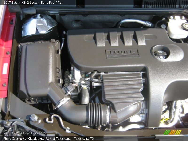 Berry Red / Tan 2007 Saturn ION 2 Sedan
