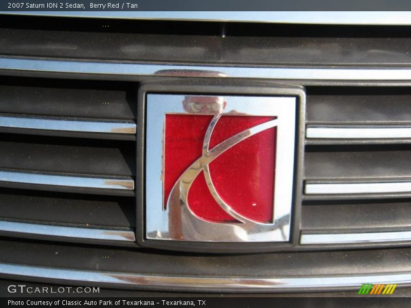 Berry Red / Tan 2007 Saturn ION 2 Sedan