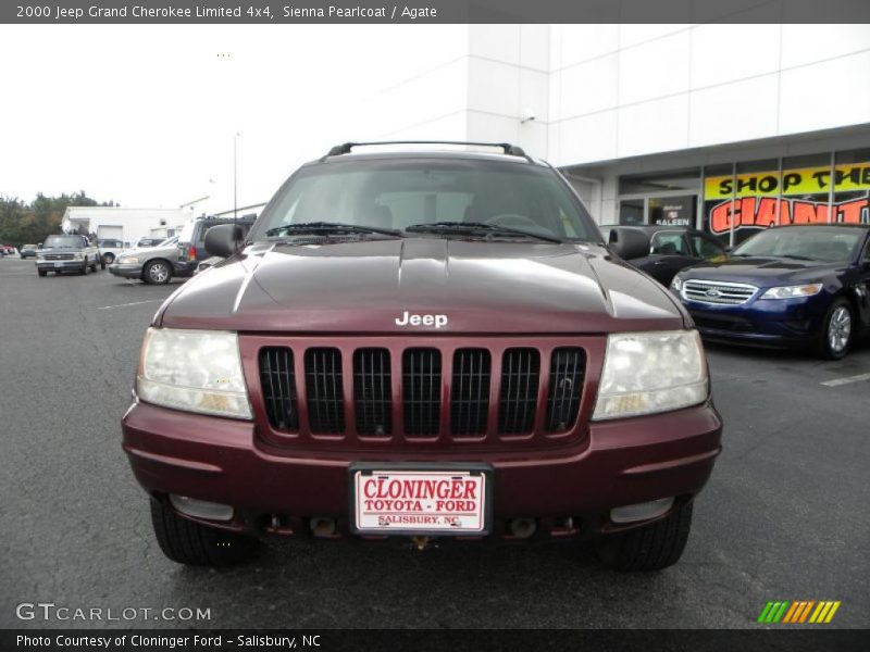 Sienna Pearlcoat / Agate 2000 Jeep Grand Cherokee Limited 4x4