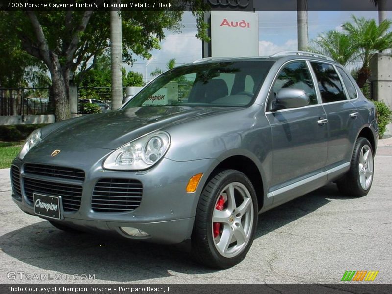 Titanium Metallic / Black 2006 Porsche Cayenne Turbo S