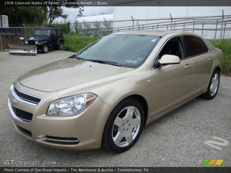 Sandstone Metallic / Ebony 2008 Chevrolet Malibu LT Sedan