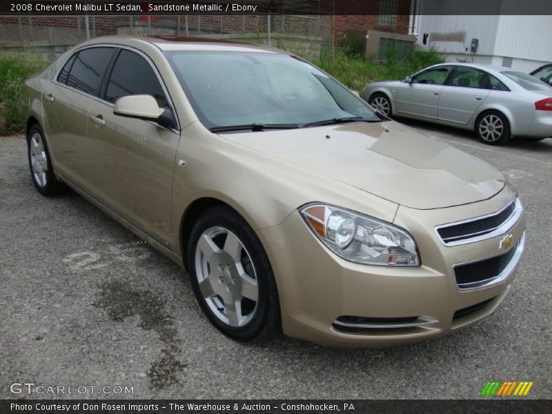 Sandstone Metallic / Ebony 2008 Chevrolet Malibu LT Sedan