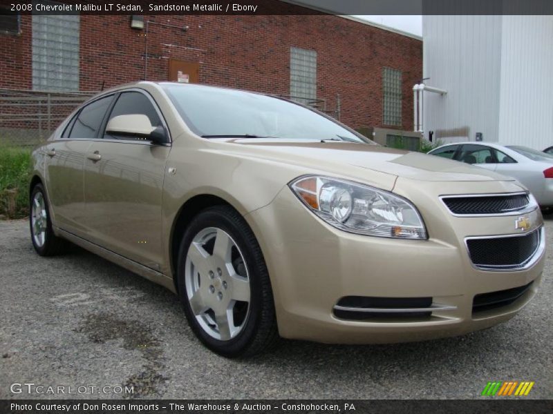 Sandstone Metallic / Ebony 2008 Chevrolet Malibu LT Sedan