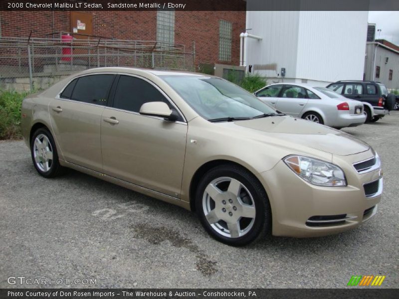 Sandstone Metallic / Ebony 2008 Chevrolet Malibu LT Sedan