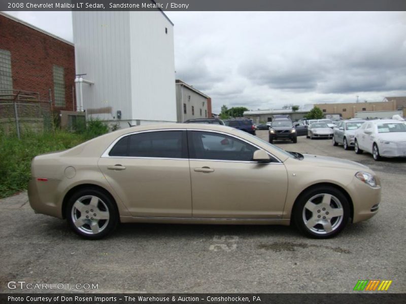 Sandstone Metallic / Ebony 2008 Chevrolet Malibu LT Sedan