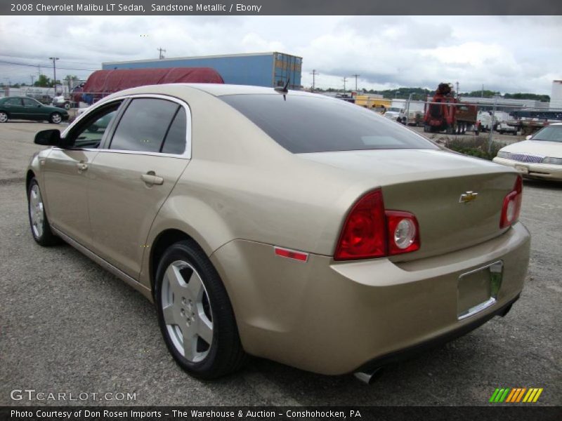 Sandstone Metallic / Ebony 2008 Chevrolet Malibu LT Sedan