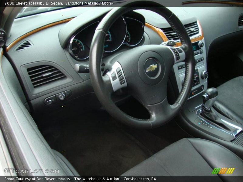 Sandstone Metallic / Ebony 2008 Chevrolet Malibu LT Sedan