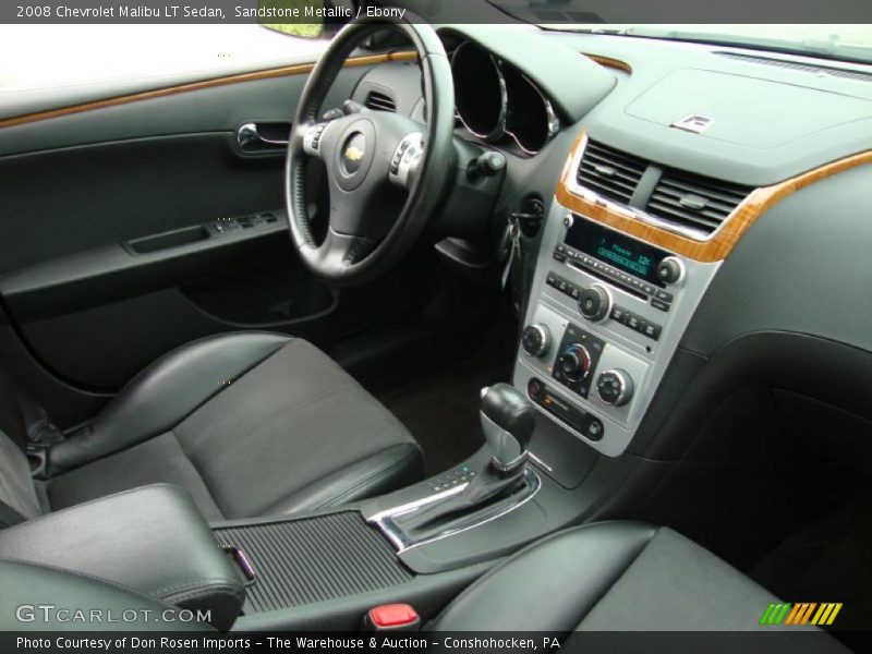Sandstone Metallic / Ebony 2008 Chevrolet Malibu LT Sedan