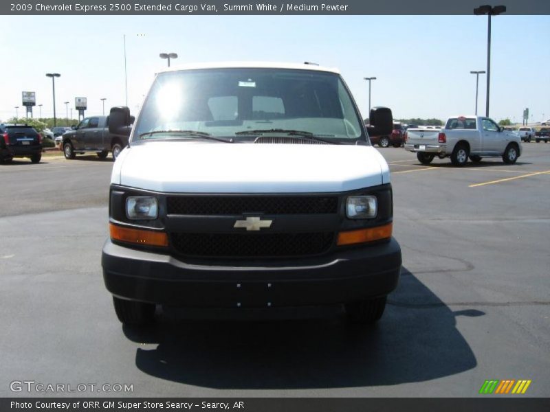 Summit White / Medium Pewter 2009 Chevrolet Express 2500 Extended Cargo Van