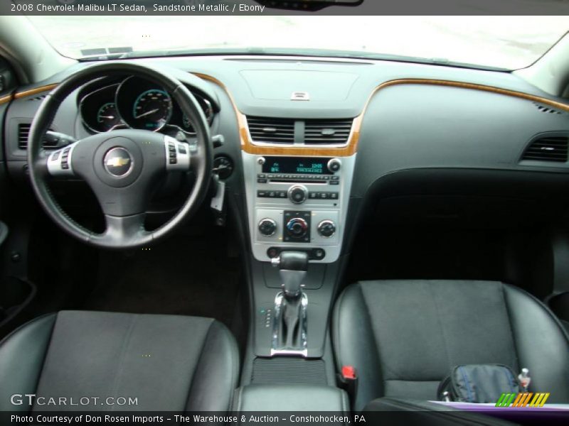 Sandstone Metallic / Ebony 2008 Chevrolet Malibu LT Sedan