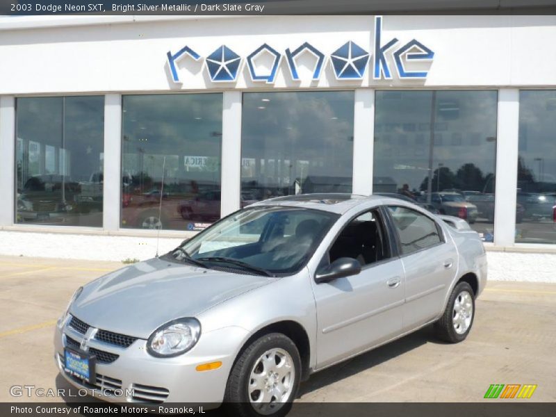Bright Silver Metallic / Dark Slate Gray 2003 Dodge Neon SXT