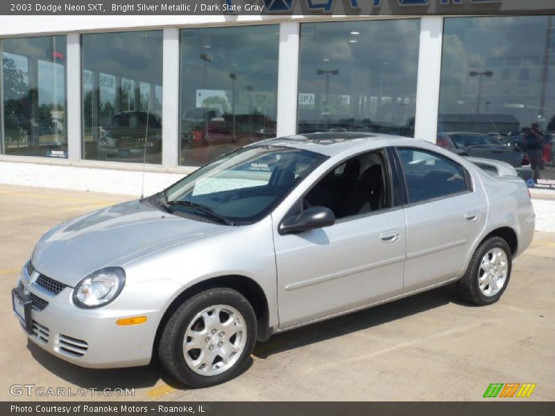 Bright Silver Metallic / Dark Slate Gray 2003 Dodge Neon SXT