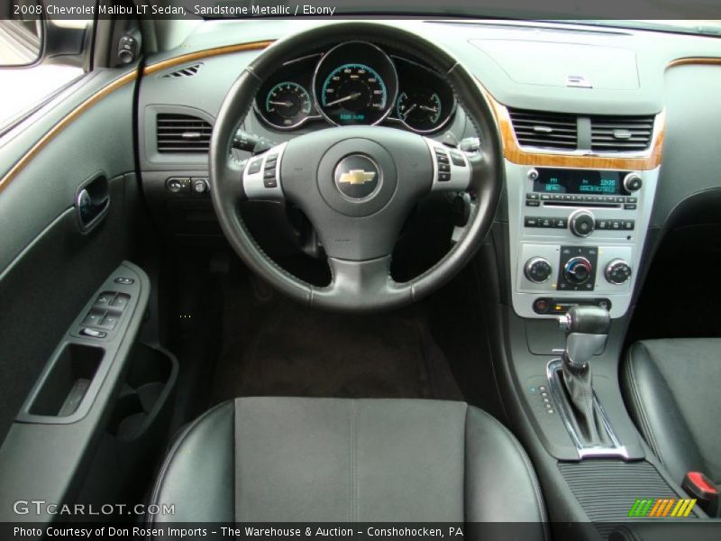 Sandstone Metallic / Ebony 2008 Chevrolet Malibu LT Sedan