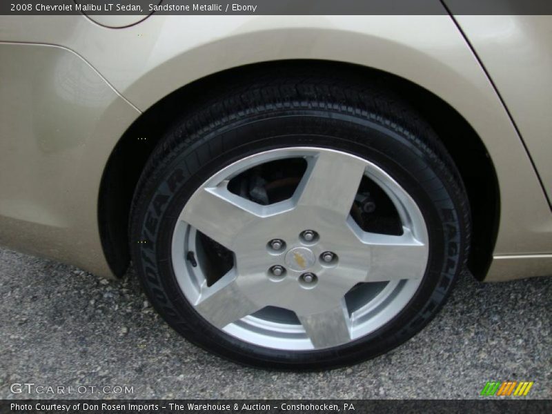 Sandstone Metallic / Ebony 2008 Chevrolet Malibu LT Sedan