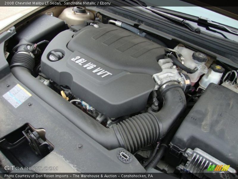 Sandstone Metallic / Ebony 2008 Chevrolet Malibu LT Sedan