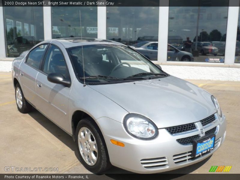 Bright Silver Metallic / Dark Slate Gray 2003 Dodge Neon SXT