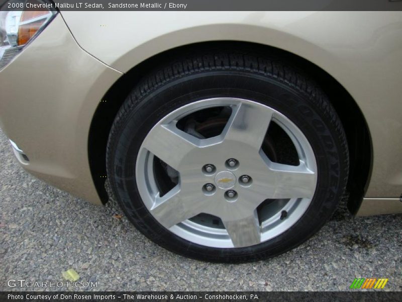 Sandstone Metallic / Ebony 2008 Chevrolet Malibu LT Sedan
