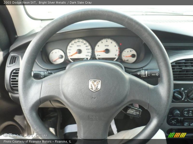 Bright Silver Metallic / Dark Slate Gray 2003 Dodge Neon SXT