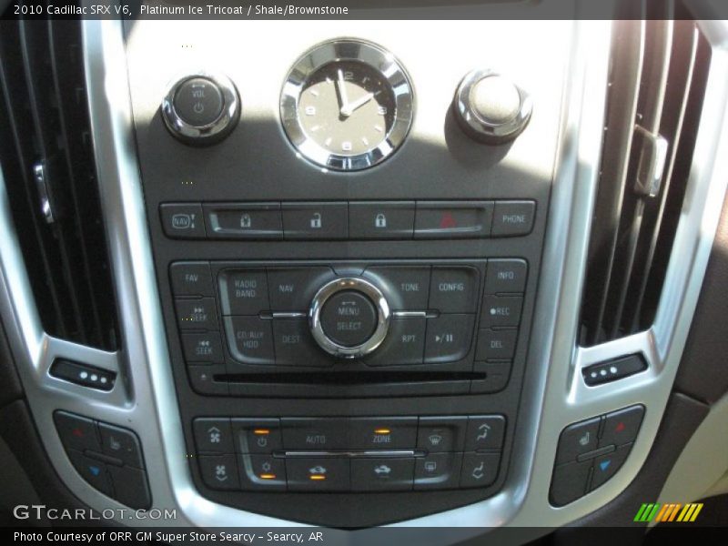Platinum Ice Tricoat / Shale/Brownstone 2010 Cadillac SRX V6