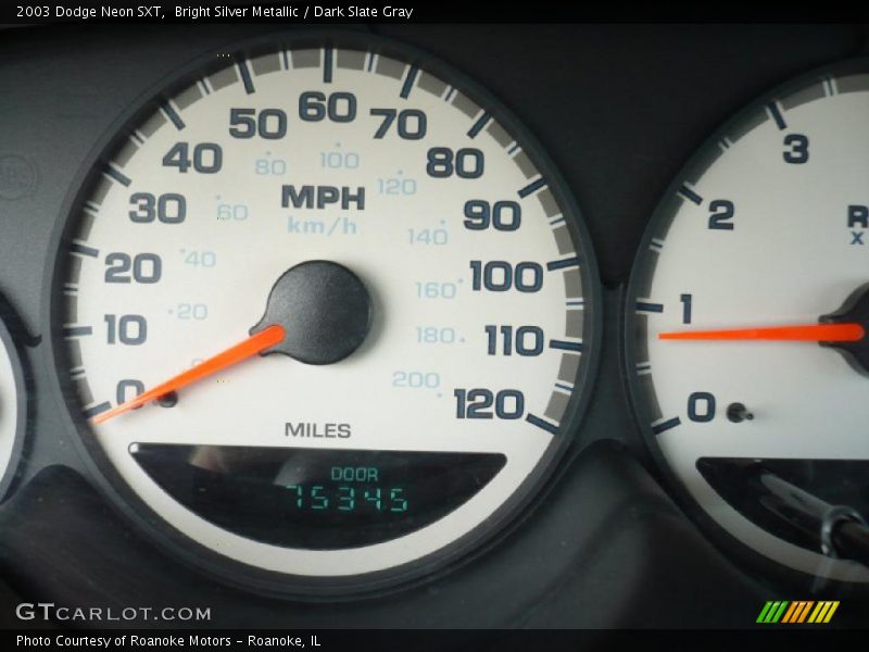 Bright Silver Metallic / Dark Slate Gray 2003 Dodge Neon SXT