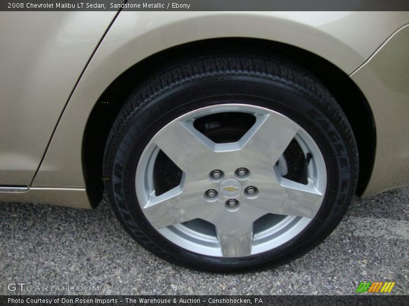 Sandstone Metallic / Ebony 2008 Chevrolet Malibu LT Sedan