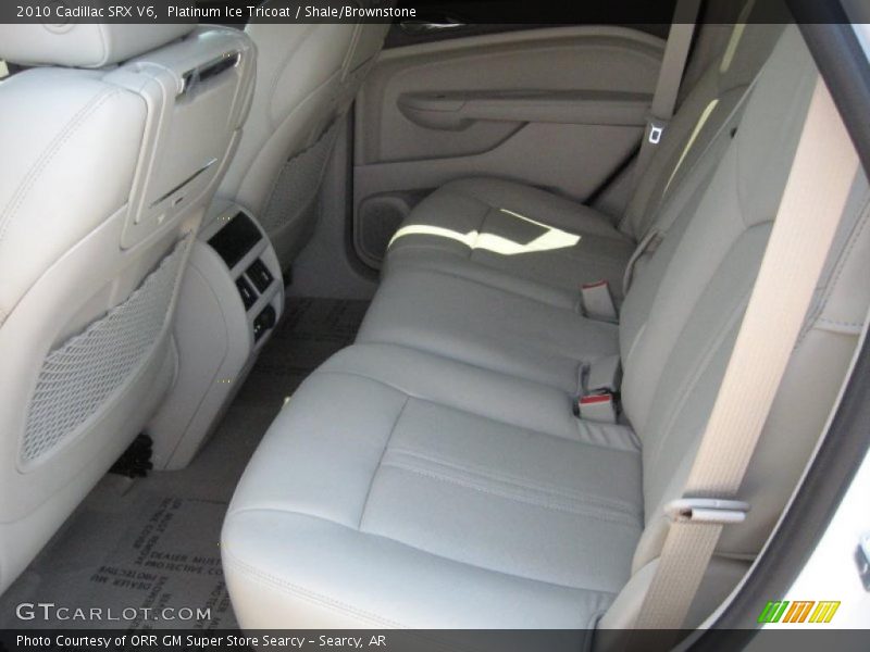 Platinum Ice Tricoat / Shale/Brownstone 2010 Cadillac SRX V6