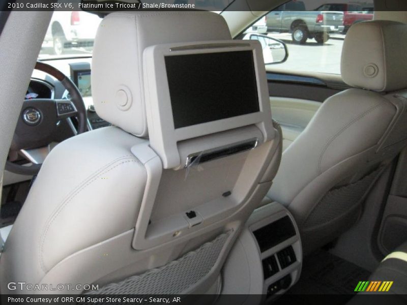 Platinum Ice Tricoat / Shale/Brownstone 2010 Cadillac SRX V6