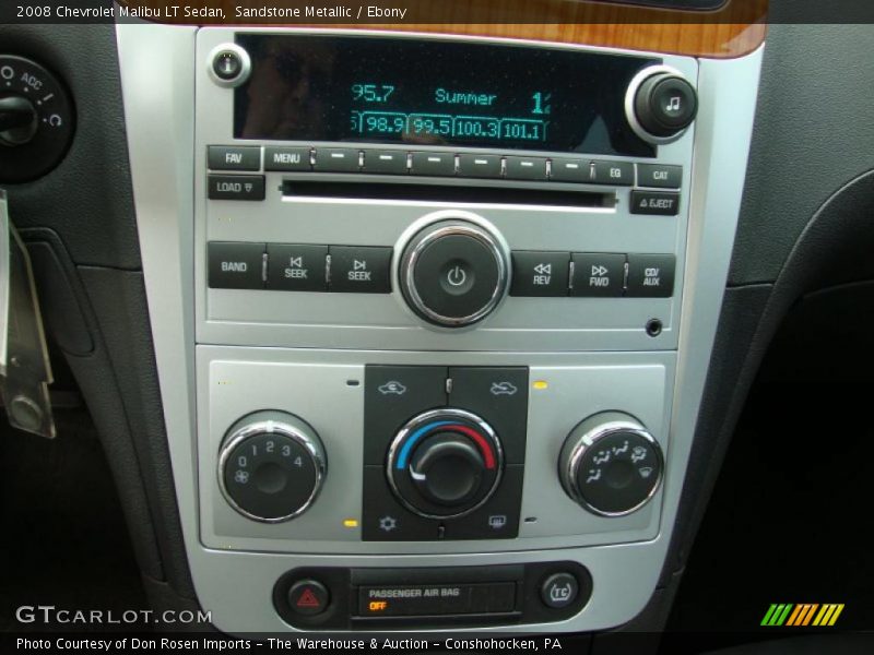 Sandstone Metallic / Ebony 2008 Chevrolet Malibu LT Sedan