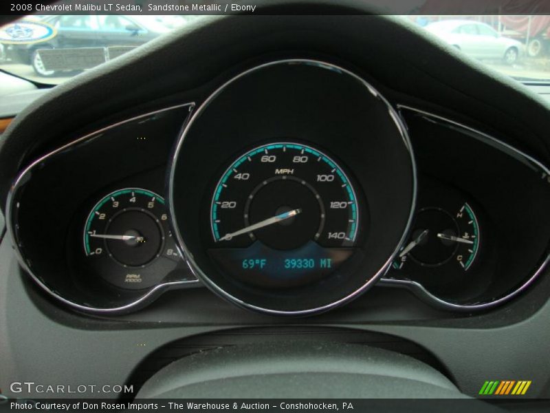 Sandstone Metallic / Ebony 2008 Chevrolet Malibu LT Sedan