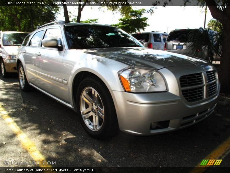 Bright Silver Metallic / Dark Slate Gray/Light Graystone 2005 Dodge Magnum R/T