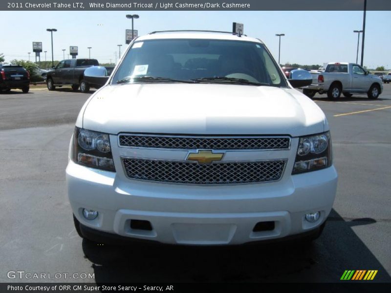 White Diamond Tricoat / Light Cashmere/Dark Cashmere 2011 Chevrolet Tahoe LTZ